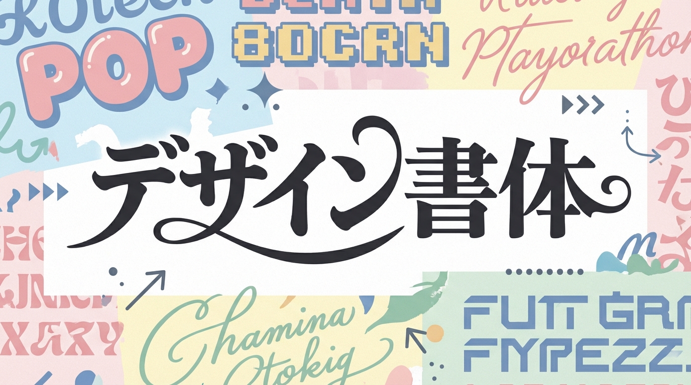 デザイン書体とは？種類・特徴・選び方をわかりやすく解説