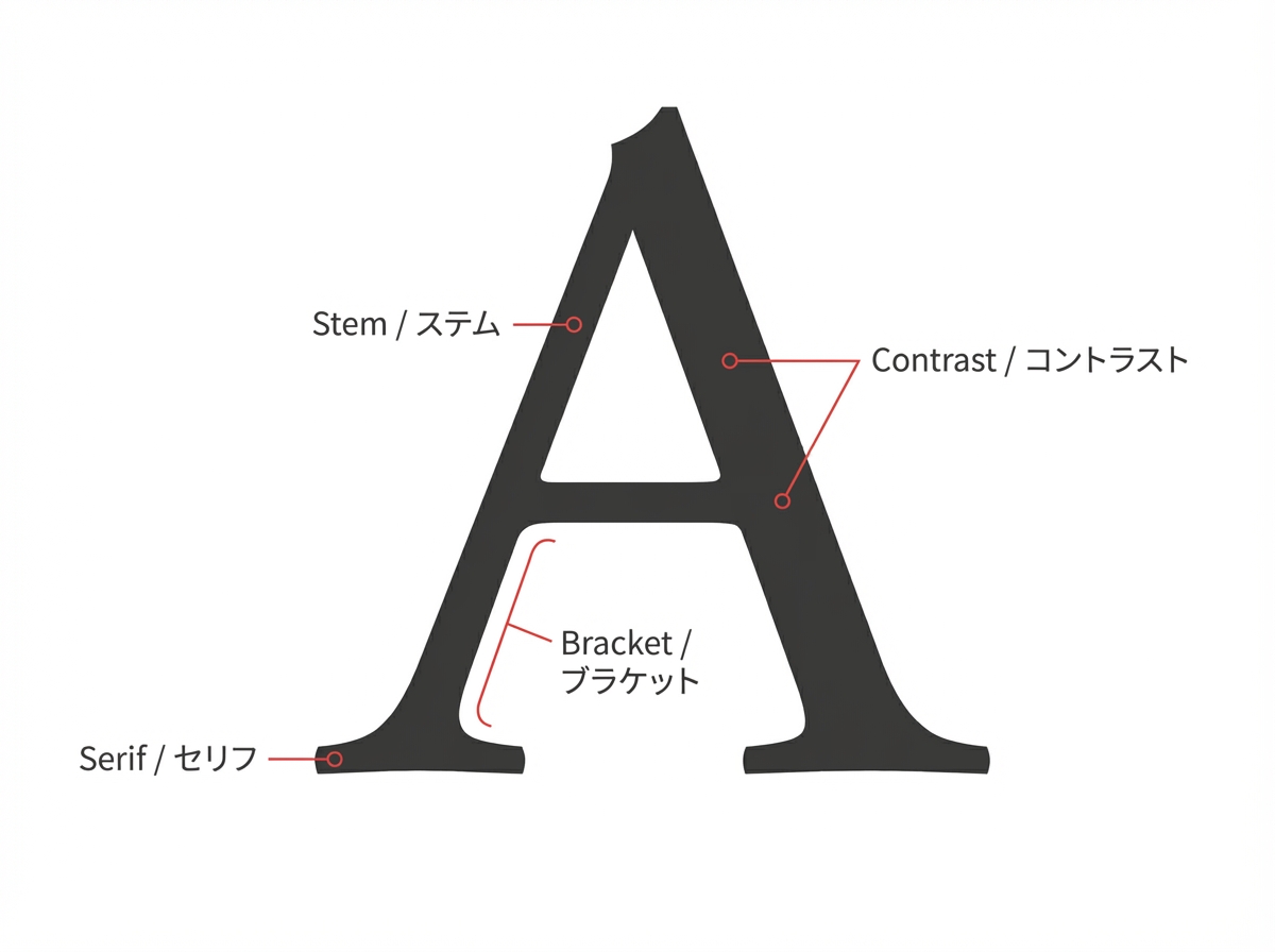 セリフ体の特徴
